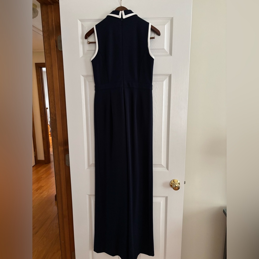 Tommy Hilfiger Navy jumpsuit with White Accents - Picture 2 of 4